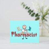 Carte Postale Personne-ressource du pharmacien—Cadeaux (Debout devant)