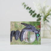 Carte Postale Personnel en cristal Dragon (Debout devant)