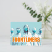 Carte Postale Personnel Médicale face au Coronavirus (Debout devant)