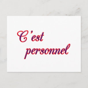 Carte postale personnelle