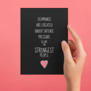 Carte Postale Personnes fortes Encouragement inspirationnel