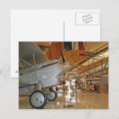 Carte Postale Personnes visitant le Musée national de l'aviation (Devant / Derrière)