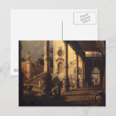 Carte Postale Perspective avec un Portico (Devant / Derrière)