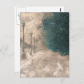 Carte Postale Perspective hivernale (Devant / Derrière)