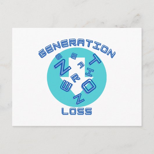 Carte Postale Perte de génération (Devant)