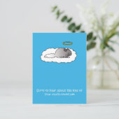 Carte Postale Perte de la sympathie de Chinchilla pour animaux d (Debout devant)