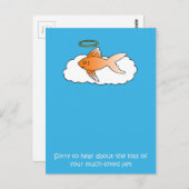 Carte Postale Perte de la sympathie du poisson d'animaux de comp (Devant / Derrière)