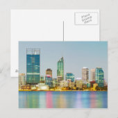 Carte Postale Perth CBD de Mill Point Perth Ouest Australie (Devant / Derrière)