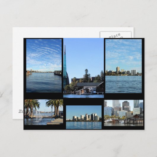 Carte postale Perth Western Australia (Devant / Derrière)