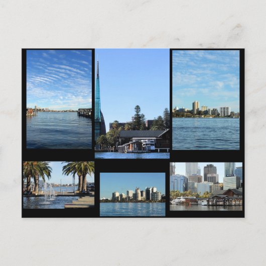 Carte postale Perth Western Australia (Devant)