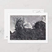 Carte postale, Perturbation du Vésuve (Devant / Derrière)