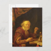 Carte Postale Peser l'or (Devant / Derrière)