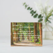 Carte Postale Pesez vos regards devant vous, et fixez les yeux s (Debout devant)