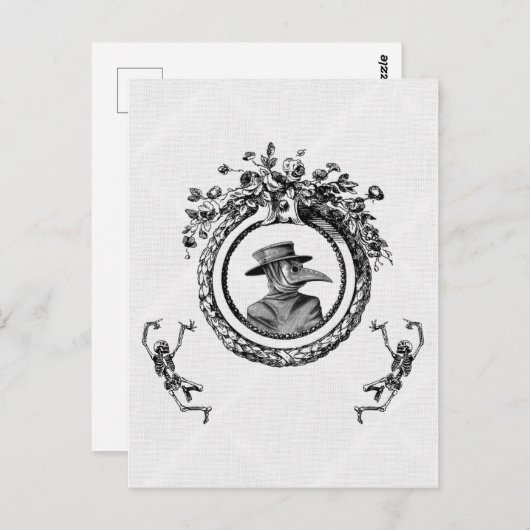 Carte Postale Peste (Devant / Derrière)