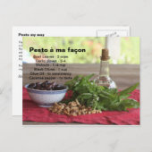 Carte Postale Pesto (Devant / Derrière)