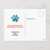Carte postale Pet Business Christmas Holiday (Dos)