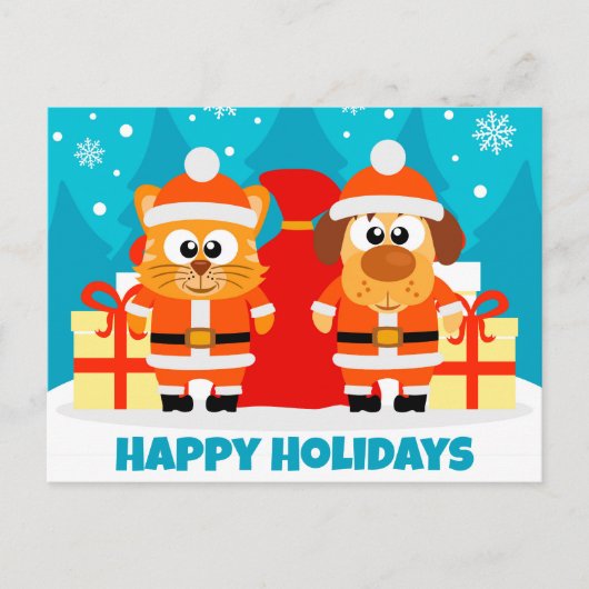 Carte postale Pet Business Christmas Holiday (Devant)