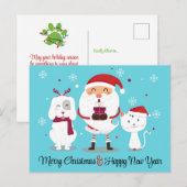 Carte postale Pet Business Christmas Holiday (Devant / Derrière)
