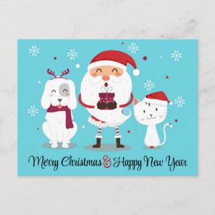 Carte postale Pet Business Christmas Holiday