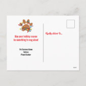 Carte postale Pet Business Christmas Holiday (Dos)