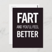 Carte Postale Pet et tu te sentiras mieux juste pour le plaisir (Devant / Derrière)