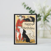 Carte Postale Pet Lover Joyeux anniversaire (Debout devant)