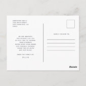 Carte Postale Pet Memorial Modern Simple Chic 9 Photos Collage (Dos)