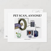 Carte Postale PET Scan, n'importe qui ? (Tomographie des émissio (Devant / Derrière)