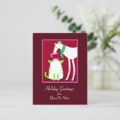 Carte postale Pet Sitter Holiday (Debout devant)