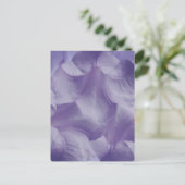 Carte Postale Pétales à fleurs de lune violette (Debout devant)