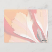 Carte Postale Pétales de fleurs (Dos)