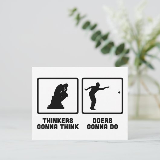 Carte Postale Petanque (Debout devant)