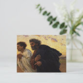 Carte Postale Peter et John Running (Debout devant)