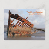 Carte Postale Peter Iredale Shipwreck, Fort Stevens, Oregon Post (Devant)