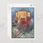 Carte Postale Peter Pan et Wendy par Alice B. Woodward (Devant / Derrière)