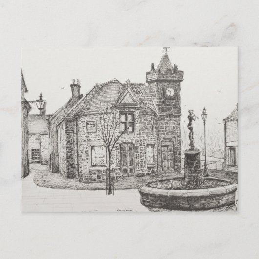 Carte Postale Peter Pan Statue Kirriemuir Écosse 2007 (Devant)