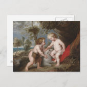 Carte Postale Peter Paul Rubens Art (Devant / Derrière)