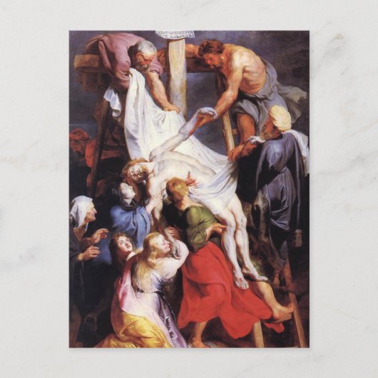 Carte Postale Peter Paul Rubens - De la Croix (Devant)