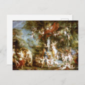 Carte Postale Peter Paul Rubens La fête de Vénus (Devant / Derrière)