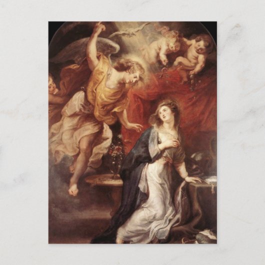 Carte Postale Peter Paul Rubens - L'Annonciation (Devant)