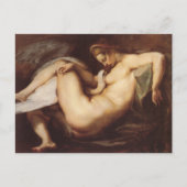 Carte Postale Peter Paul Rubens - Leda et le cygne (Devant)