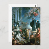 Carte Postale Peter Paul Rubens Les miracles de saint François (Devant / Derrière)
