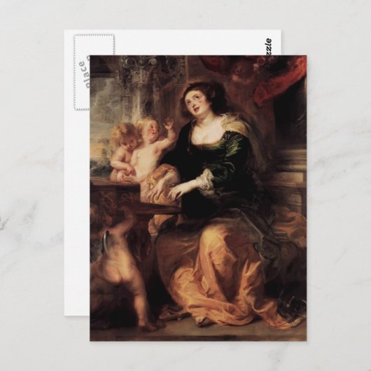 Carte Postale Peter Paul Rubens - St. Cecilia (Devant / Derrière)