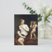 Carte Postale Peter Paul Rubens Venus et Cupidon (Debout devant)