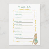 Carte Postale Peter Rabbit Anniversaire de enfant&Game (Devant)