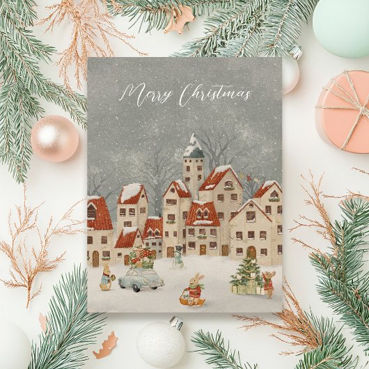 Carte Postale Peter Rabbit Noël