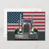 Carte Postale Peterbilt américain (Devant / Derrière)