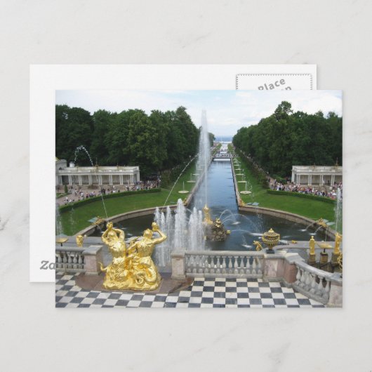 Carte Postale Petergof (Devant / Derrière)