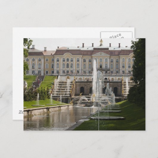 Carte Postale Peterhof (Devant / Derrière)