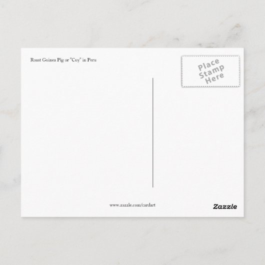 Carte Postale petit (Dos)